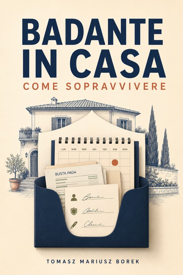 Copertina del libro Badante in Casa — Come sopravvivere